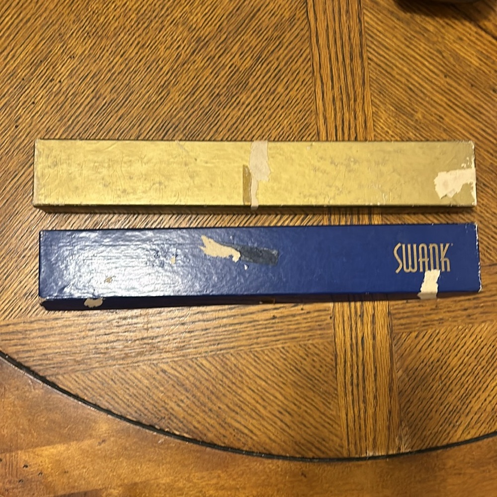 Vintage Swank Metal Tie Rack In Box - Picture 9 of 12